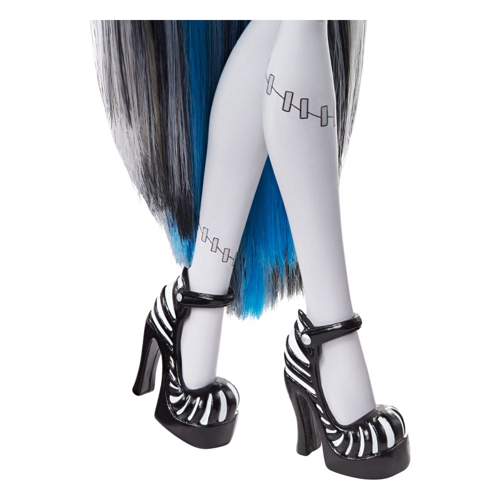 Monster High Reel Drama Puppe Frankie Stein Frankie Stein in Schwarzweiß Image 4