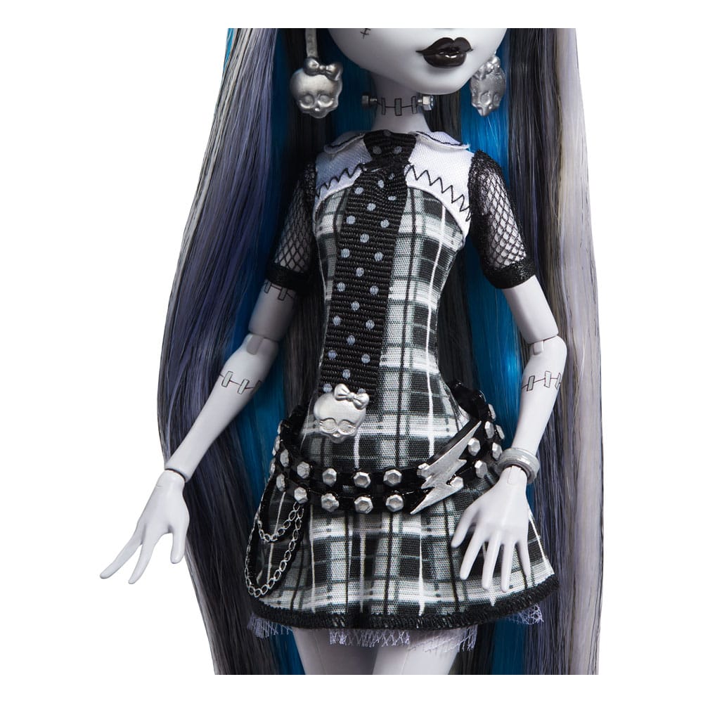 Monster High Reel Drama Puppe Frankie Stein Frankie Stein in Schwarzweiß Image 5