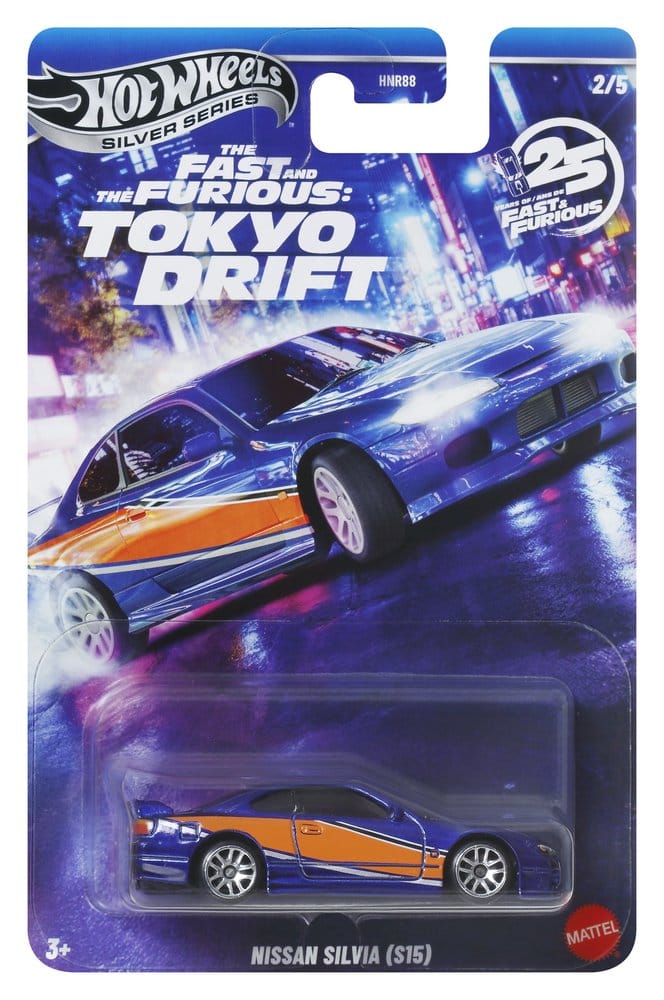 Fast & Furious Hot Wheels Silver Series Die-Cast Fahrzeuge 1/64 979M Tokyo Drift Sortiment (24) Image 8