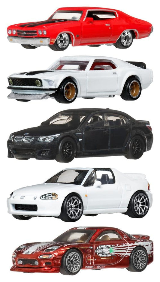 Fast & Furious Hot Wheels Premium Die-Cast Fahrzeuge 1/64 979P Sortiment (10) Image 1