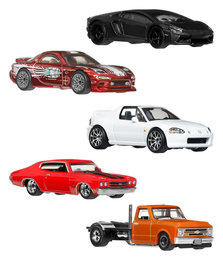 Fast & Furious Hot Wheels Premium Die-Cast Fahrzeuge 1/64 979P Sortiment (10) Image 1