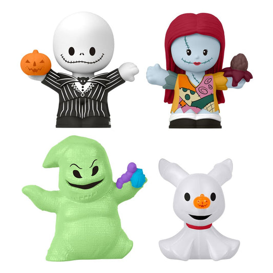 Nightmare Before Christmas Fisher-Price Little People Collector Minifiguren 4er-Pack 7 cm Image 1