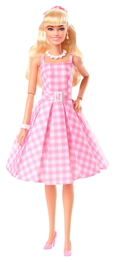 Barbie The Movie Puppe Barbie in Pink Gingham Dress Image 2