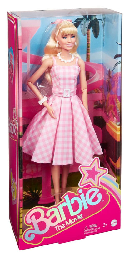 Barbie The Movie Puppe Barbie in Pink Gingham Dress Image 3