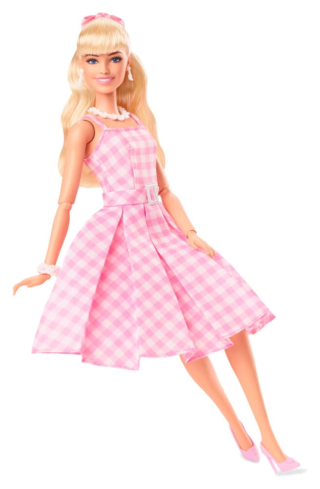 Barbie The Movie Puppe Barbie in Pink Gingham Dress Image 13
