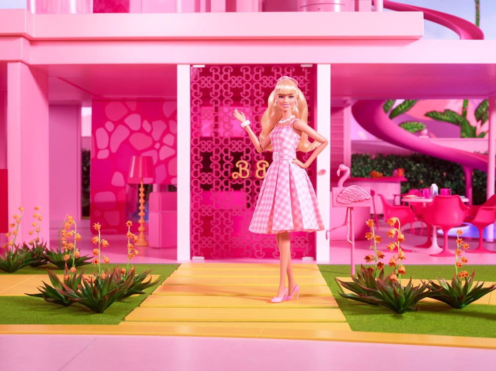 Barbie The Movie Puppe Barbie in Pink Gingham Dress Image 14