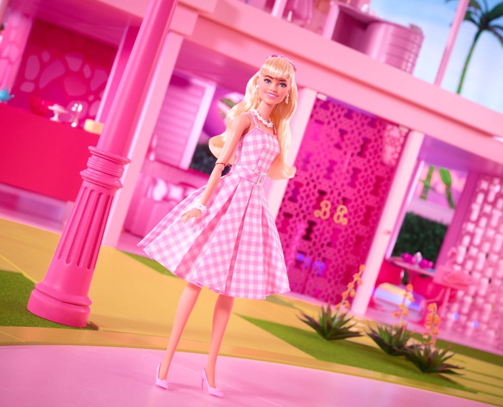 Barbie The Movie Puppe Barbie in Pink Gingham Dress Image 15
