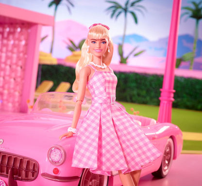 Barbie The Movie Puppe Barbie in Pink Gingham Dress Image 16