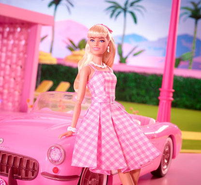 Barbie The Movie Puppe Barbie in Pink Gingham Dress Image 17