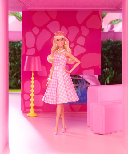 Barbie The Movie Puppe Barbie in Pink Gingham Dress Image 21
