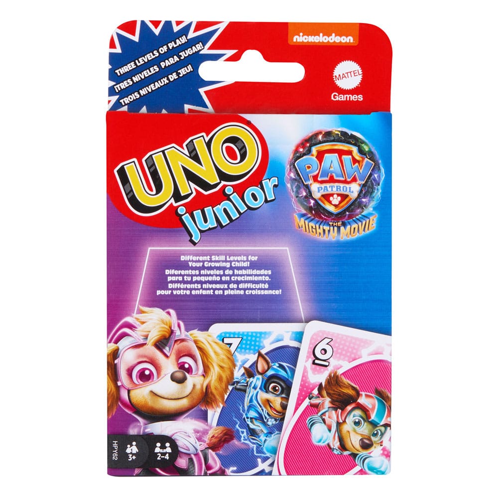 Paw Patrol - Der Mighty Kinofilm Kartenspiel UNO Junior Image 1