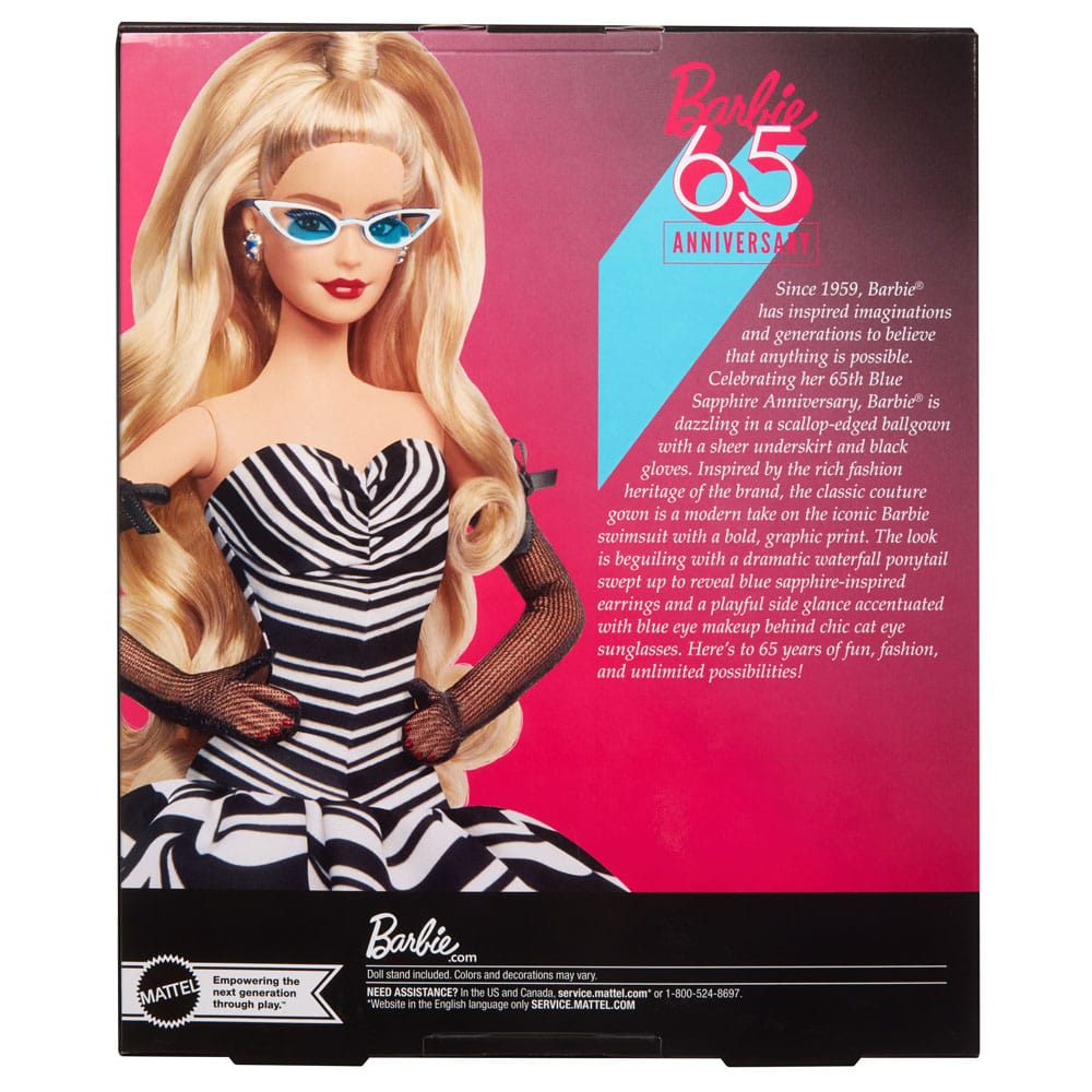 Barbie Signature Puppe 65th Anniversary Blonde Image 3