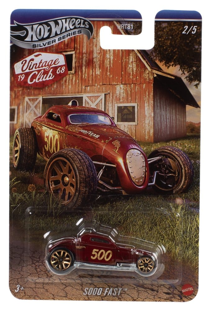 Hot Wheels Silver Series Die-Cast Fahrzeuge 1/64 Vintage 979K Sortiment (10) Image 9
