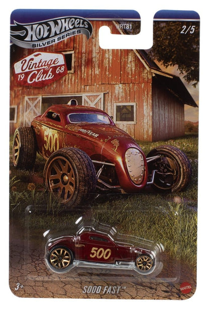 Hot Wheels Silver Series Die-Cast Fahrzeuge 1/64 Vintage 979K Sortiment (10) Image 9