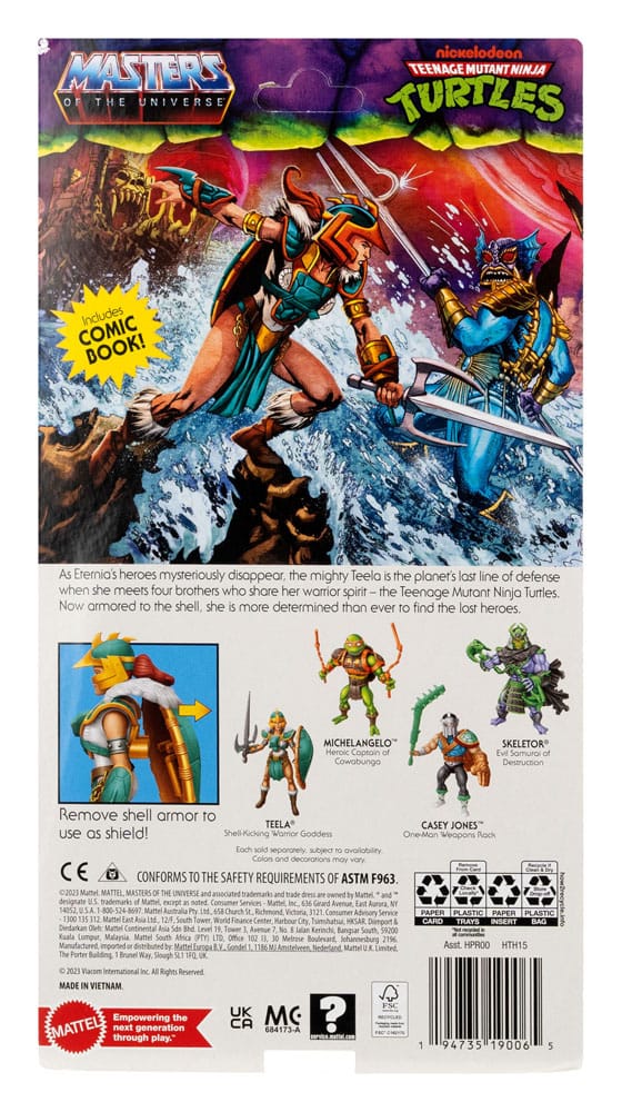 MOTU x TMNT: Turtles of Grayskull Actionfigur Teela 14 cm Image 4