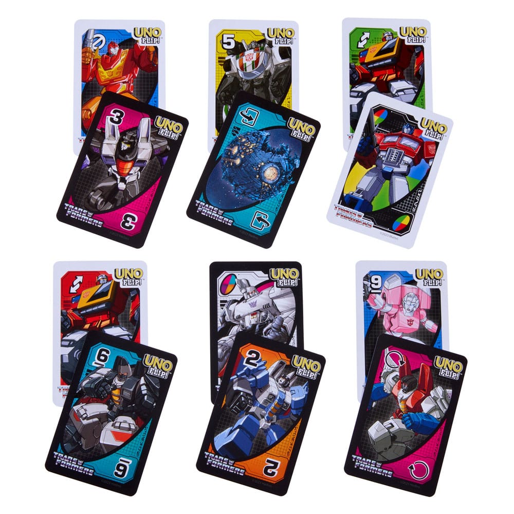 Transformers UNO Flip! Kartenspiel Image 9