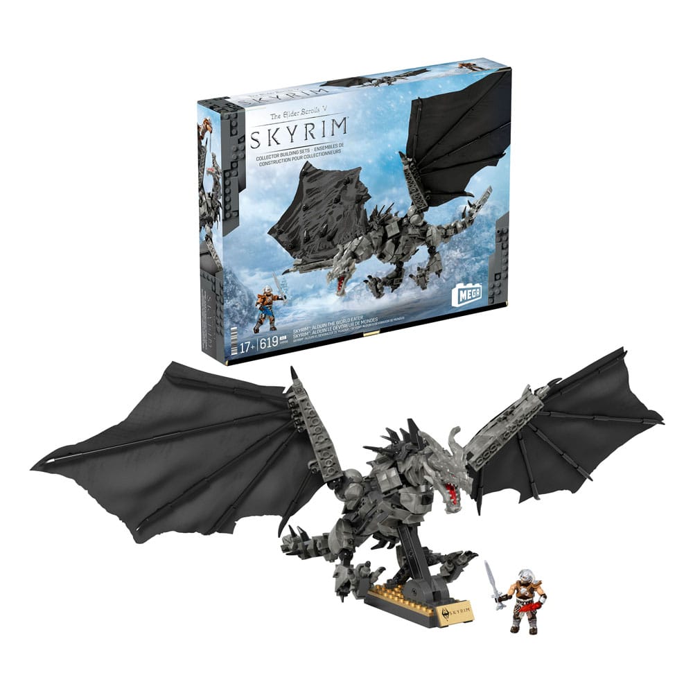 The Elder Scrolls V: Skyrim MEGA Bauset Alduin der Weltenfresser Image 2