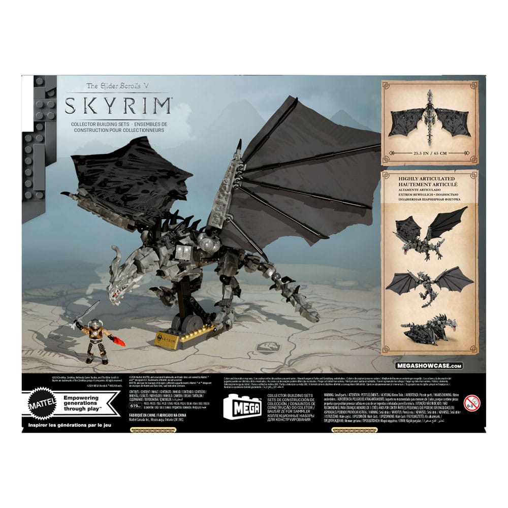 The Elder Scrolls V: Skyrim MEGA Bauset Alduin der Weltenfresser Image 7