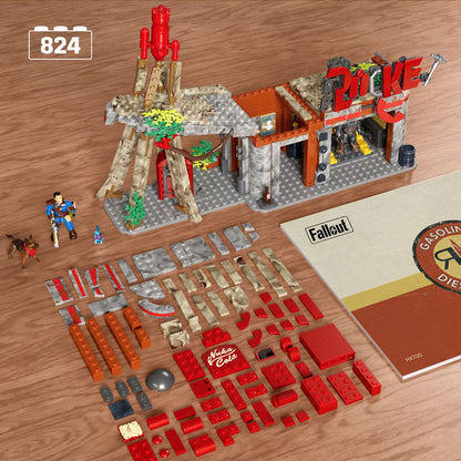 Fallout MEGA Bauset Red Rocket Truck Stop Image 2