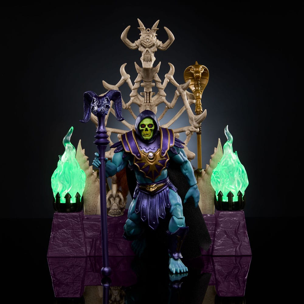 Masters of the Universe: New Eternia Masterverse Actionfigur Skeletor & Throne 18 cm Image 5