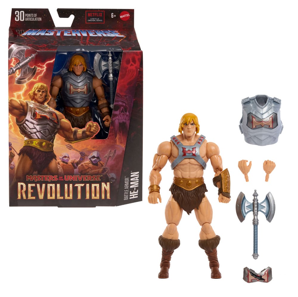 Masters of the Universe: Revolution Masterverse Actionfigur Battle Armor He-Man 18 cm Image 4