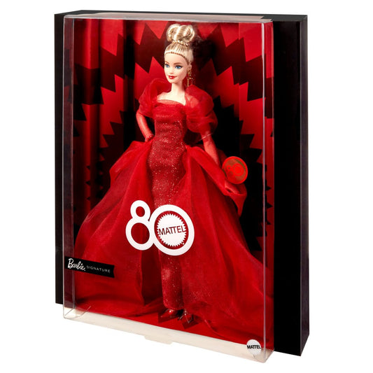 Barbie Signature Puppe 80th Anniversary Blonde Image 2