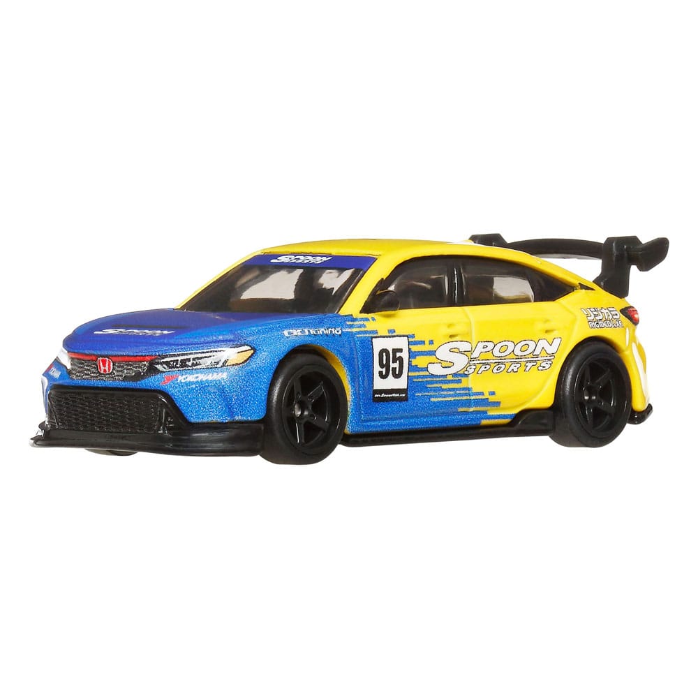 Hot Wheels Premium Car Culture Diecast Modellautos 2er-Pack 1/64 '99 Honda Civic Type R (EK9) & Honda Civic Type R Image 3