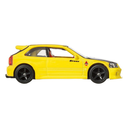 Hot Wheels Premium Car Culture Diecast Modellautos 2er-Pack 1/64 '99 Honda Civic Type R (EK9) & Honda Civic Type R Image 9