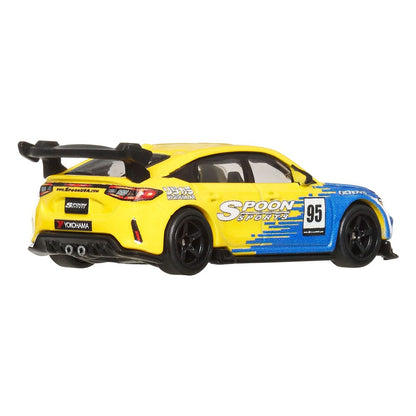 Hot Wheels Premium Car Culture Diecast Modellautos 2er-Pack 1/64 '99 Honda Civic Type R (EK9) & Honda Civic Type R Image 11