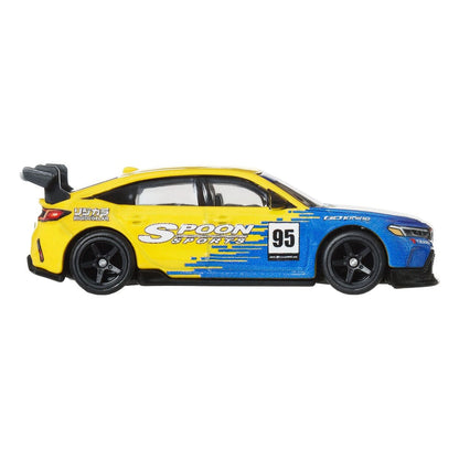 Hot Wheels Premium Car Culture Diecast Modellautos 2er-Pack 1/64 '99 Honda Civic Type R (EK9) & Honda Civic Type R Image 13