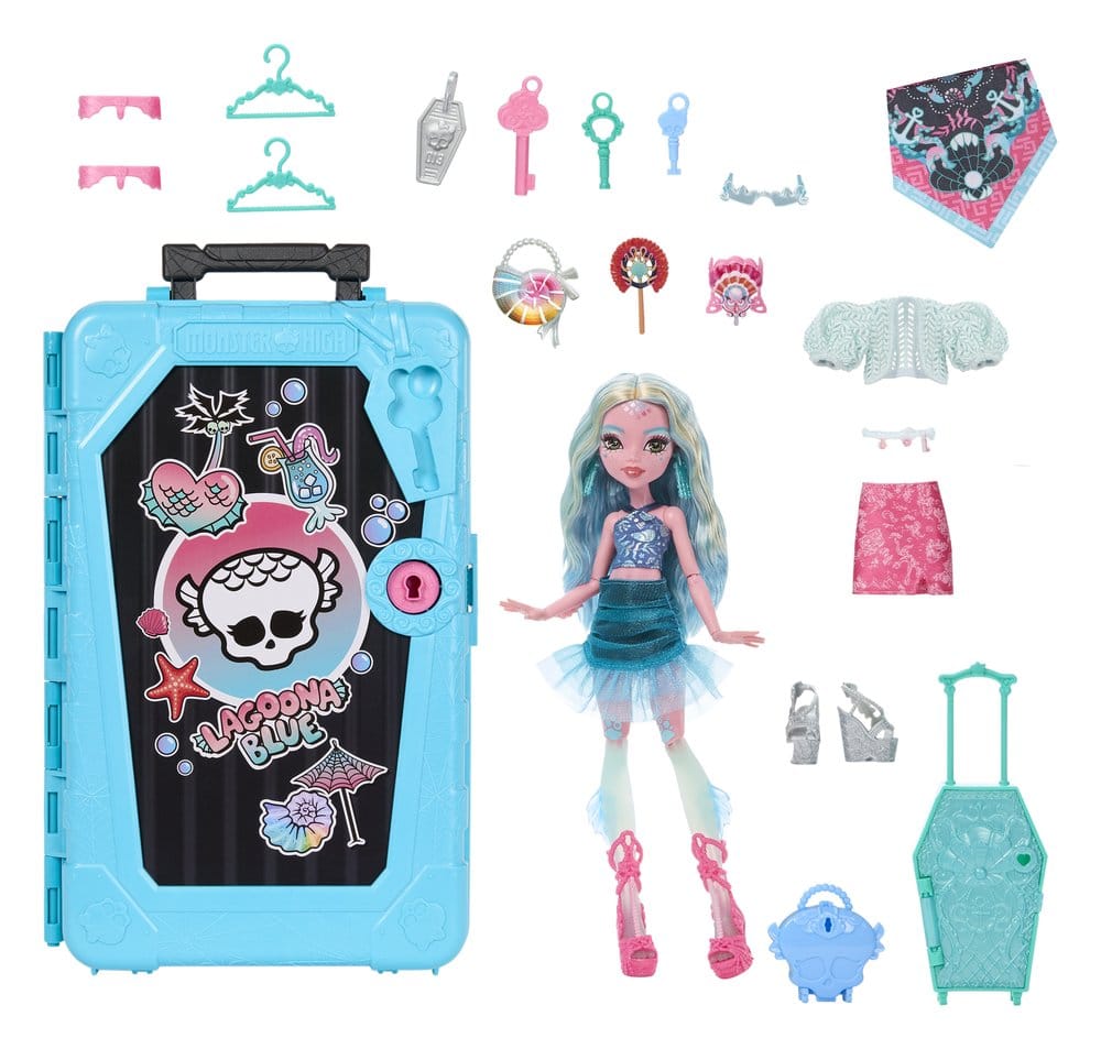 Monster High Skulltimate Secrets Puppe Destination: Gore-geous Oasis - Lagoona Blue Image 6