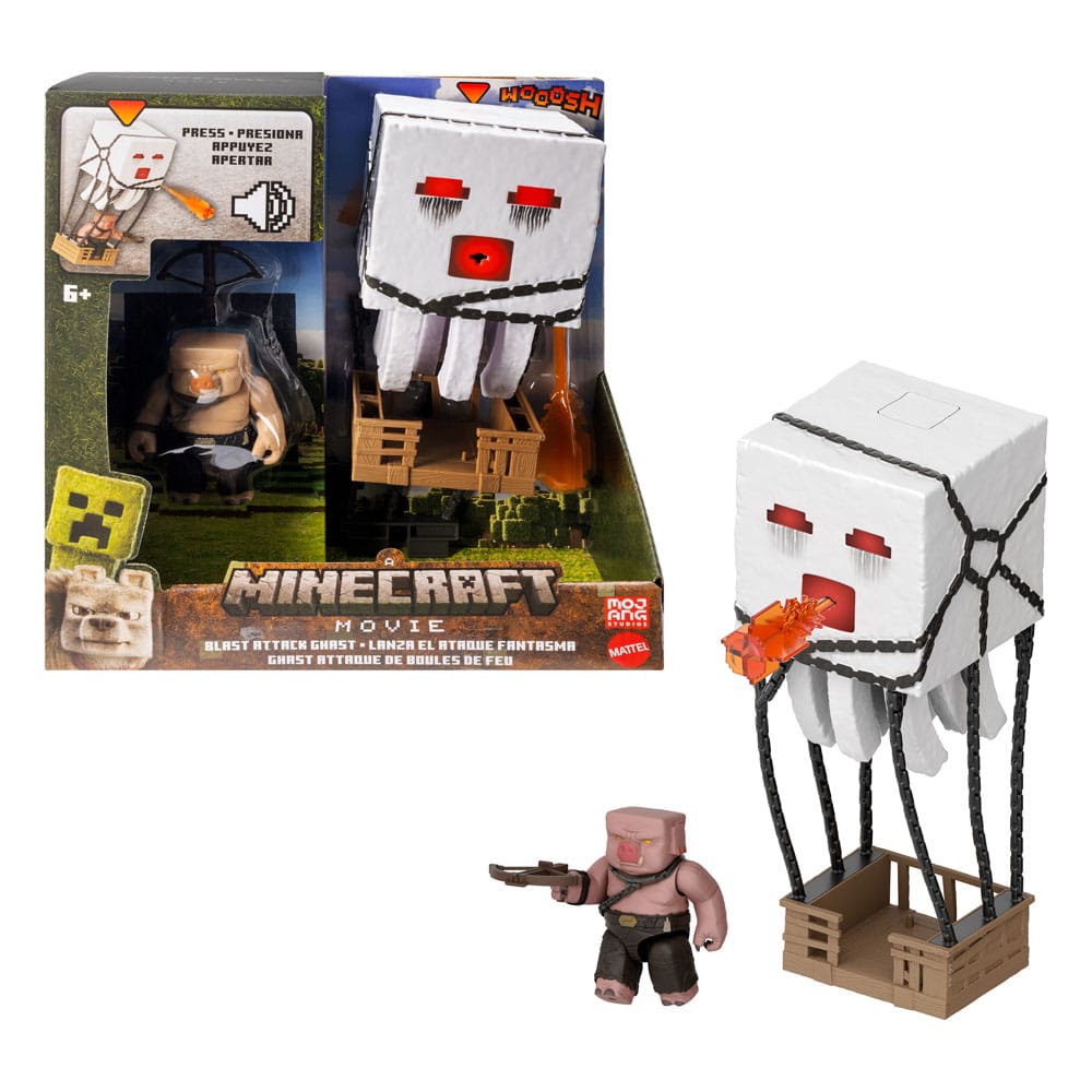 Ein Minecraft Film Actionfigur Blast Attack Ghast 25 cm Image 5