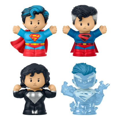 DC Comics Little People Collector Minifiguren 4er-Pack Superman: Through the Ages 7 cm Image 1