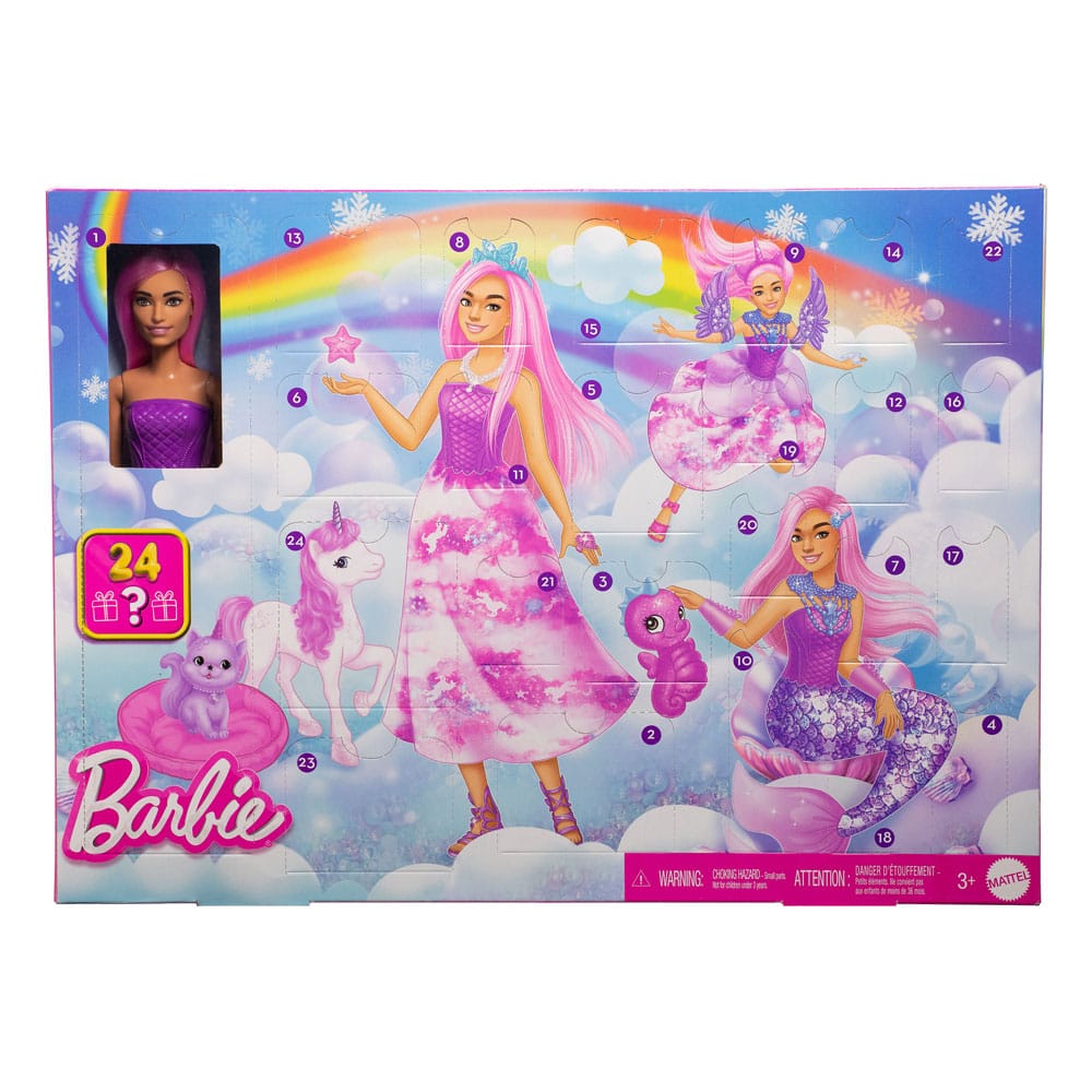 Barbie Adventskalender mit Puppe Fantasy Image 1