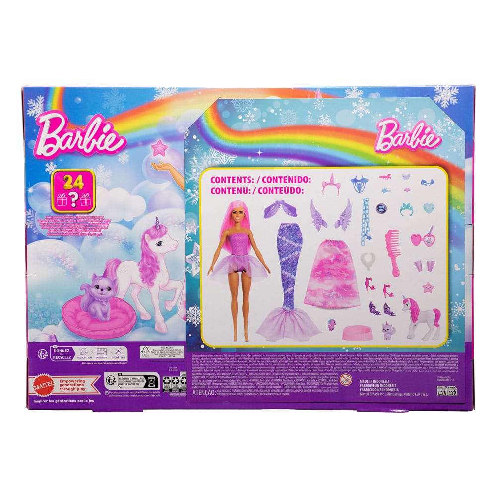 Barbie Adventskalender mit Puppe Fantasy Image 2