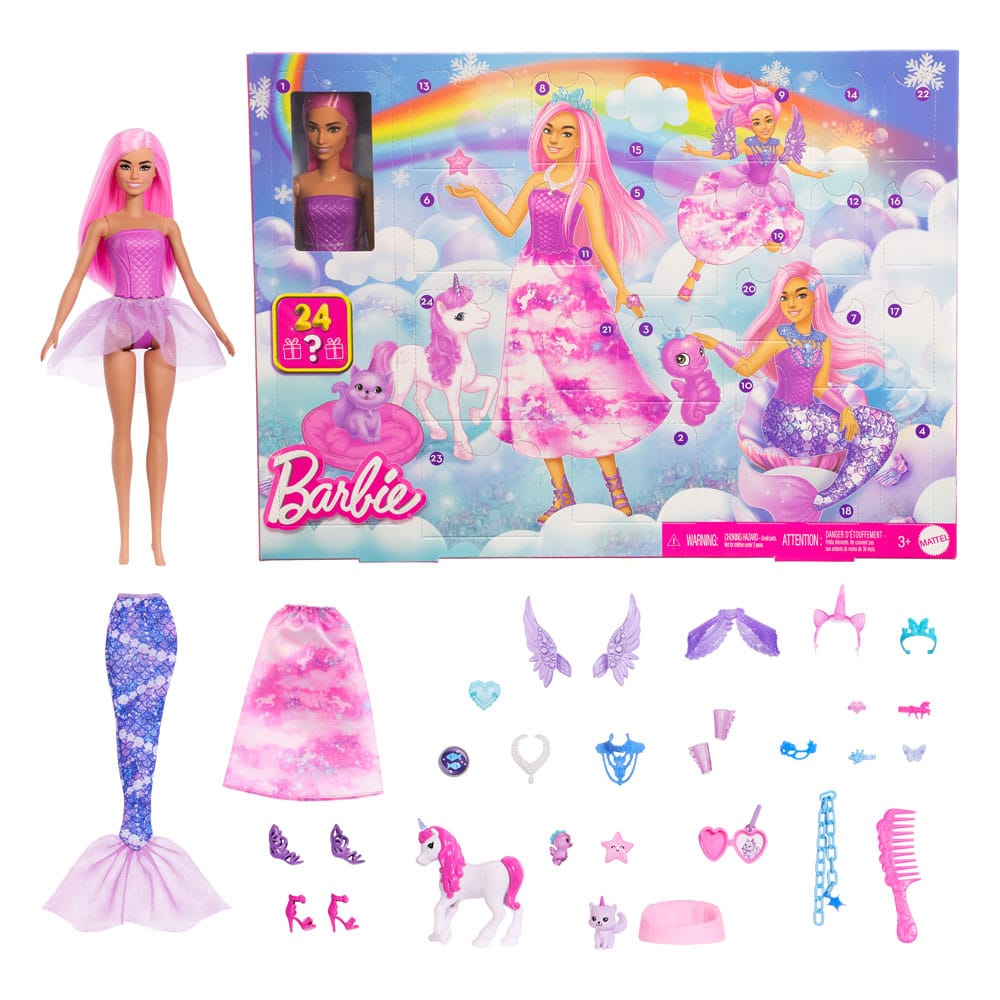 Barbie Adventskalender mit Puppe Fantasy Image 3