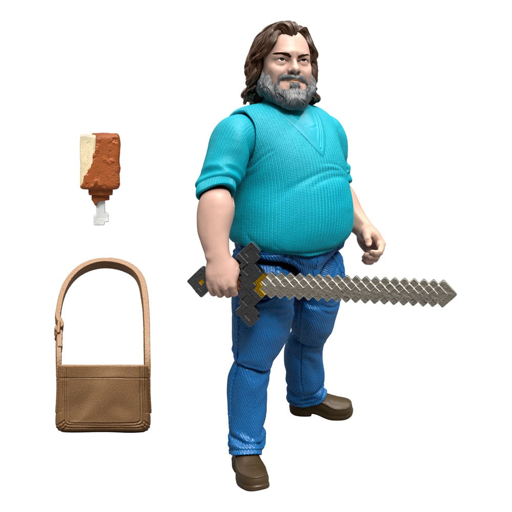 Ein Minecraft Film Actionfigur Steve 10 cm Image 2