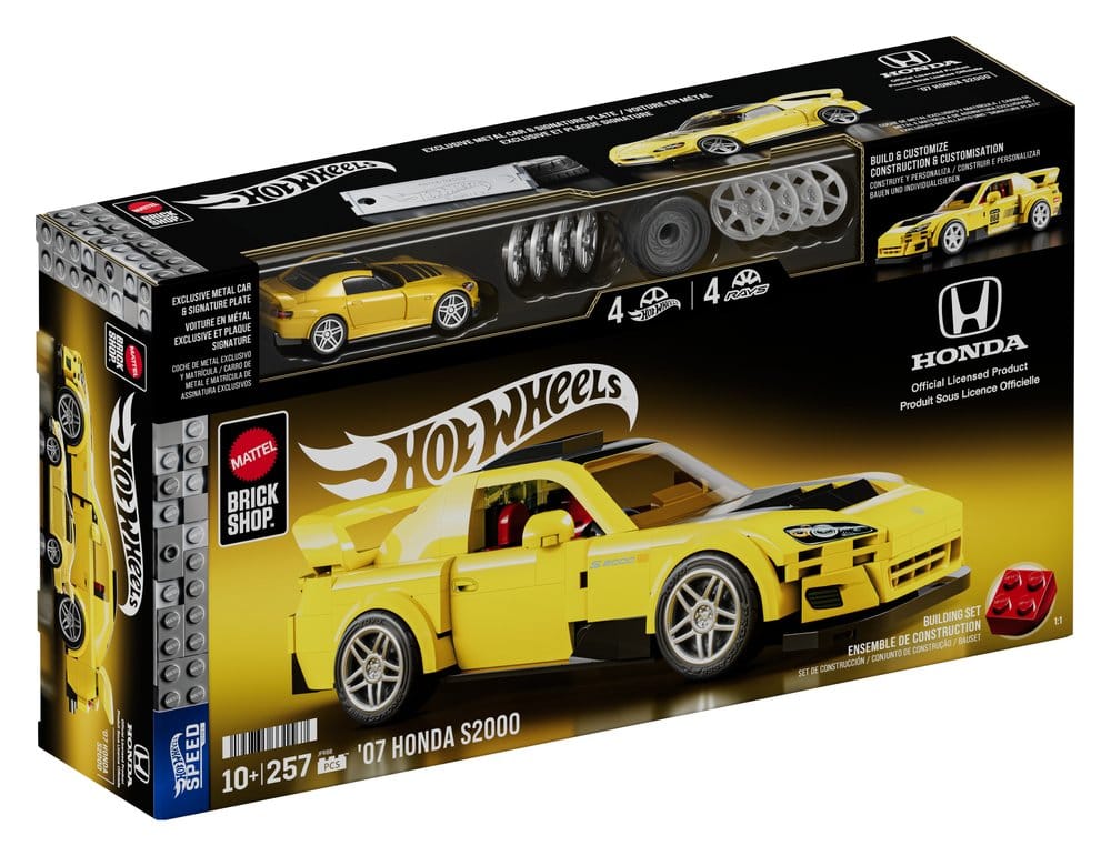 Hot Wheels Speed Series Mattel Brick Shop Bauset 1/32 '07 Honda S2000 Image 3