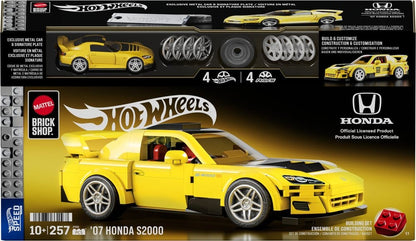 Hot Wheels Speed Series Mattel Brick Shop Bauset 1/32 '07 Honda S2000 Image 4