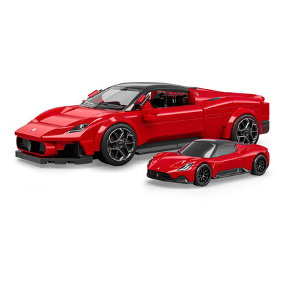 Mattel Brick Shop Hot Wheels Speed Series Bauset 1/32 Maserati MC20 Image 1