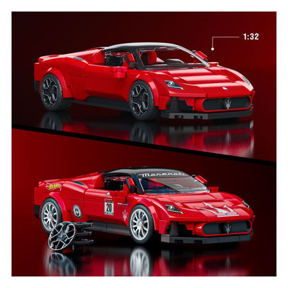 Mattel Brick Shop Hot Wheels Speed Series Bauset 1/32 Maserati MC20 Image 3