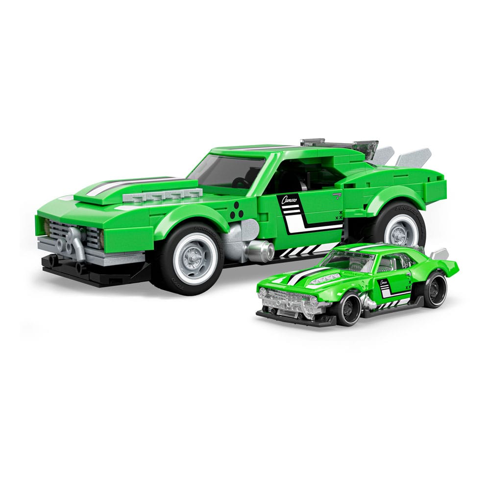 Mattel Brick Shop Hot Wheels Speed Series Bauset 1/32 Custom '68 Camaro Image 1