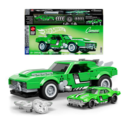 Mattel Brick Shop Hot Wheels Speed Series Bauset 1/32 Custom '68 Camaro Image 2