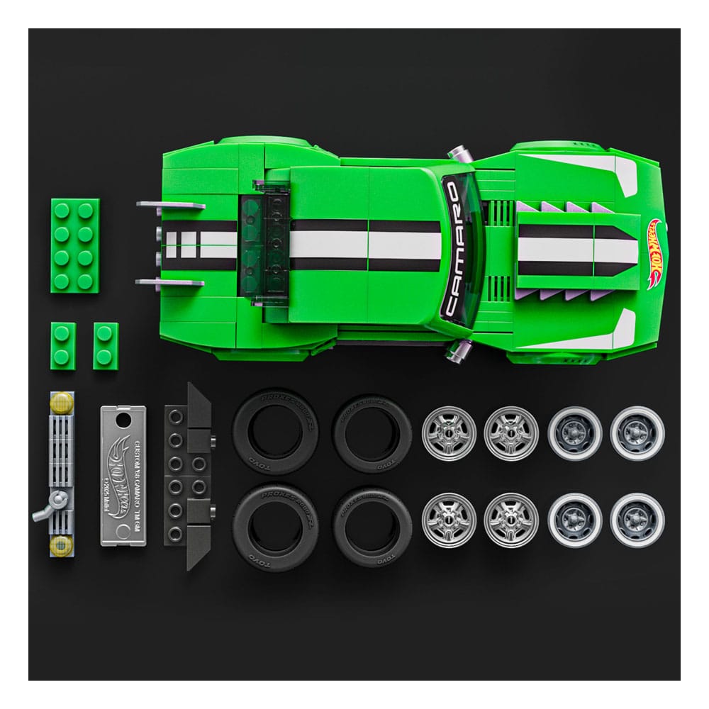 Mattel Brick Shop Hot Wheels Speed Series Bauset 1/32 Custom '68 Camaro Image 5