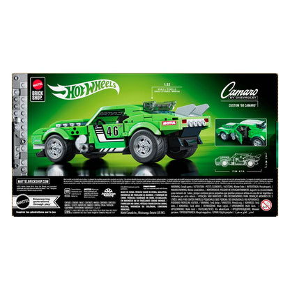 Mattel Brick Shop Hot Wheels Speed Series Bauset 1/32 Custom '68 Camaro Image 7