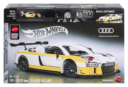 Hot Wheels Elite Mattel Brick Shop Bauset 1/16 '15 Audi R8 LMS Image 7