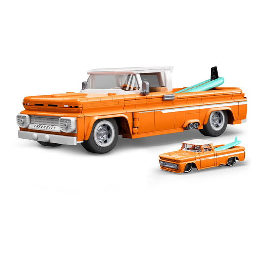 Mattel Brick Shop Hot Wheels Elite Series Bauset 1/16 Custom '62 Chevy Pickup Image 1