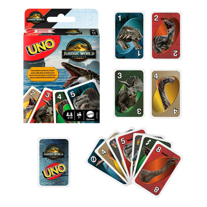 Jurassic World: Die Wiedergeburt UNO Kartenspiel Image 2