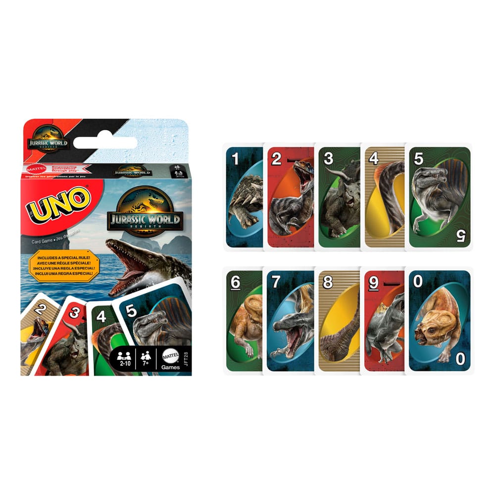 Jurassic World: Die Wiedergeburt UNO Kartenspiel Image 3