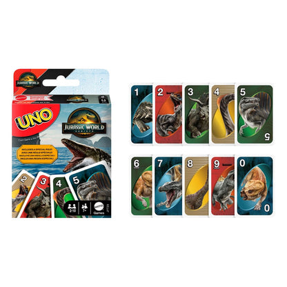 Jurassic World: Die Wiedergeburt UNO Kartenspiel Image 3